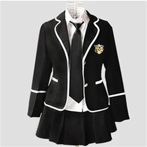  Children's school uniform suit autumn primary school British wind kindergarten clothing suit colleg - 4000120257776