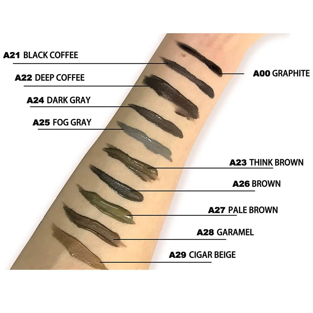 

Top organic microblading pigment permanent makeup tattoo ink kit tattoo ink set colors