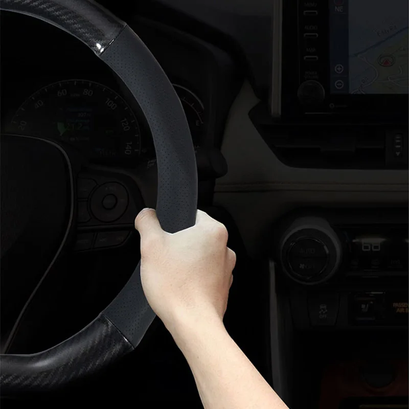 Чехол на руль из натуральной кожи для honda accord 2003 2007 crv 2008 stream civic city 2010 fit jazz