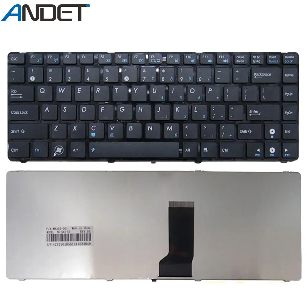 Новая клавиатура для ноутбука ASUS A42 A83S A84S X42J A42J X43 X44H X84H K43S K43T K43E Черная | Компьютеры