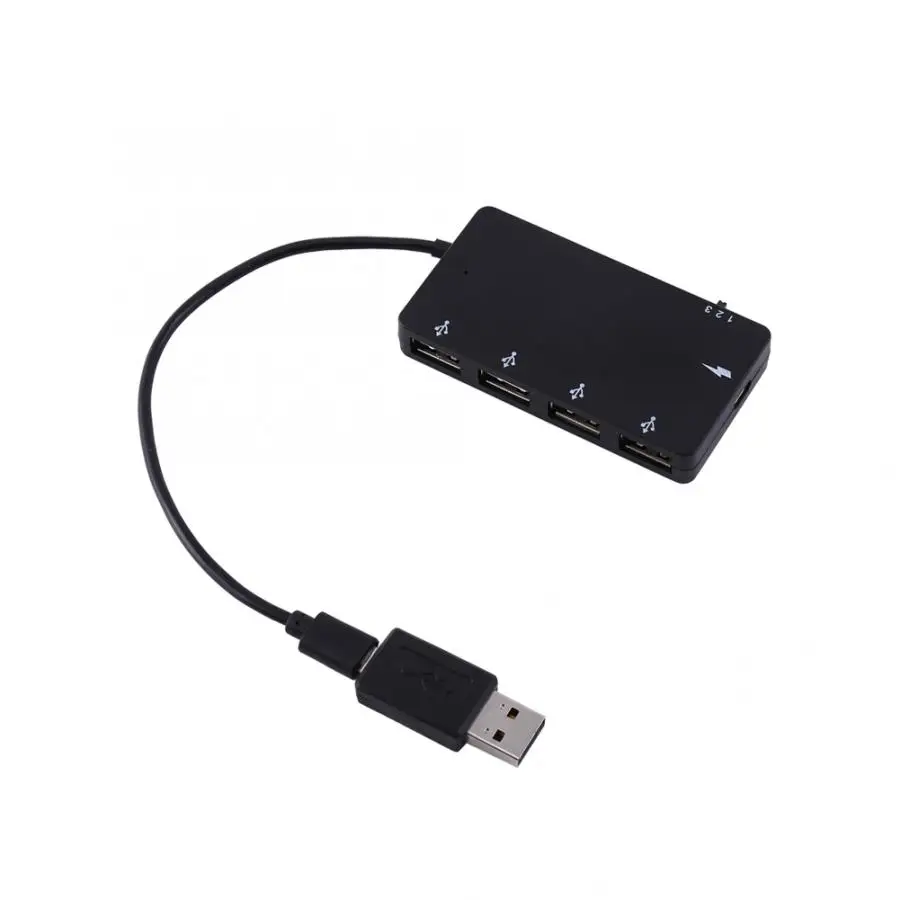 4 в 1 Micro USB Мужской до 4 USB Женский OTG адаптер зарядный кабель для мобильного телефона для Windows планшета
