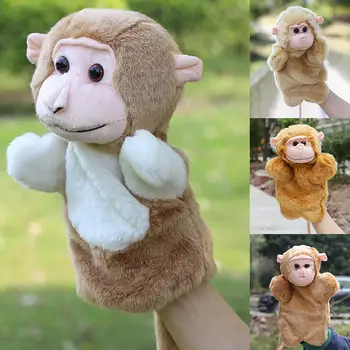 

Animal Hand Puppet Puppet Dolls Plush Monkey Hand Doll Childhood Kids Cute Soft Toy Learning Baby Toys