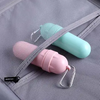 

1PC Portable Travel Waterproof Storage Box Toothbrush Washing Tool Storage Case Mouth Cup Small Container