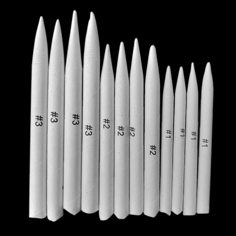 25pcs Blending Paper Stumps Art Drawing Stump Eraser Extender Sketch Tool Kits