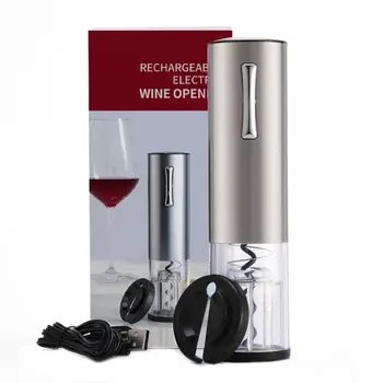 

Mini Rechargeable Intelligent Bottle Opening Wine Led Lamp Stainless Steel Pc Electric Bottle Opener