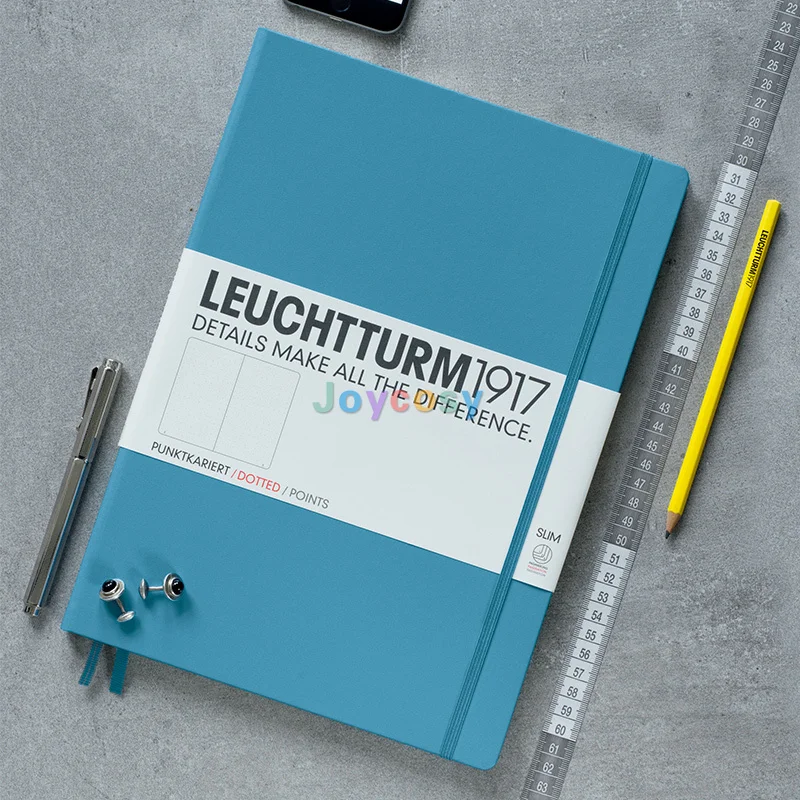 LEUCHTTURM1917 - Medium A5 Plain / Ruled / Squared / Dotted Hardcover  Notebook , Comes with Stickers for Labeling and Archiving - AliExpress