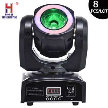 

60w Led Moving Head Beam RGBW Lights DMX512 Auto Sound Mode High Power For Stage Festival Party Show 8pcs/lot