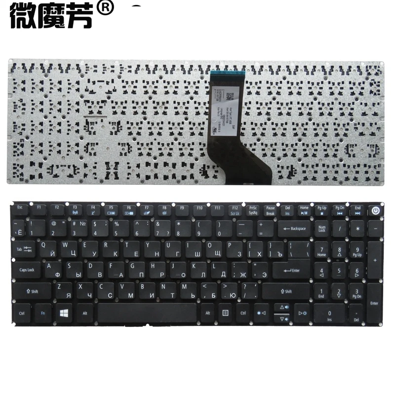 Новая русская клавиатура для Acer Aspire 5 A515-51 A515-51G A517 A517-51-5832 A515 A615-51 N17C4 TX50-G N16Q2 TMTX50 |