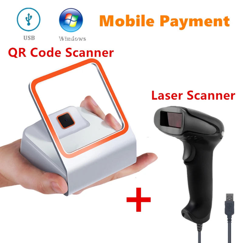 

SUNMI Pocket Auto QR Barcode Scanner 1D/2D Code Readers For Mobile Phone Payment Scanning Support Windows Linux Plug and Play
