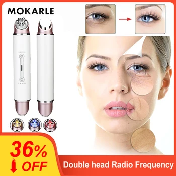 

Double Head RF & EMS Radio Frequency Mesotherapy Electroporation Face Wrinkle Remove Pen Frequency Photon Face Skin Rejuvenation