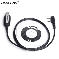 Baofeng USB Programming Cable K-Head and Software CD for Baofeng Walkie Talkie UV-5R Serise BF-888S Kenwood Accessories Kit