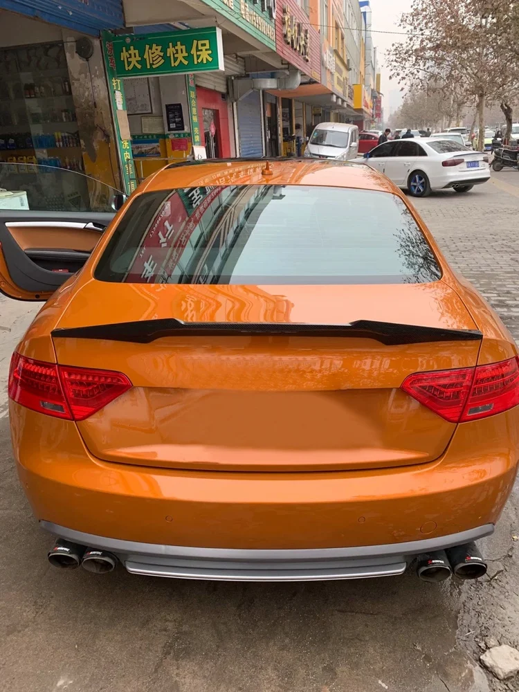 Для Audi A5 карбоновый спойлер заднего бампера 2-дверный и 4-DoorCoupe 2009