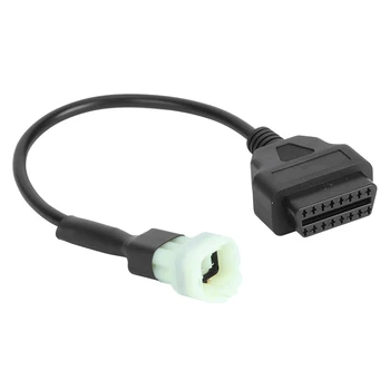 

6 Pin to 16 Pin Adapter with ABS material Cable OBD2 Engine Fault Diagnosis and Detector Fits for KTM Motorcycles