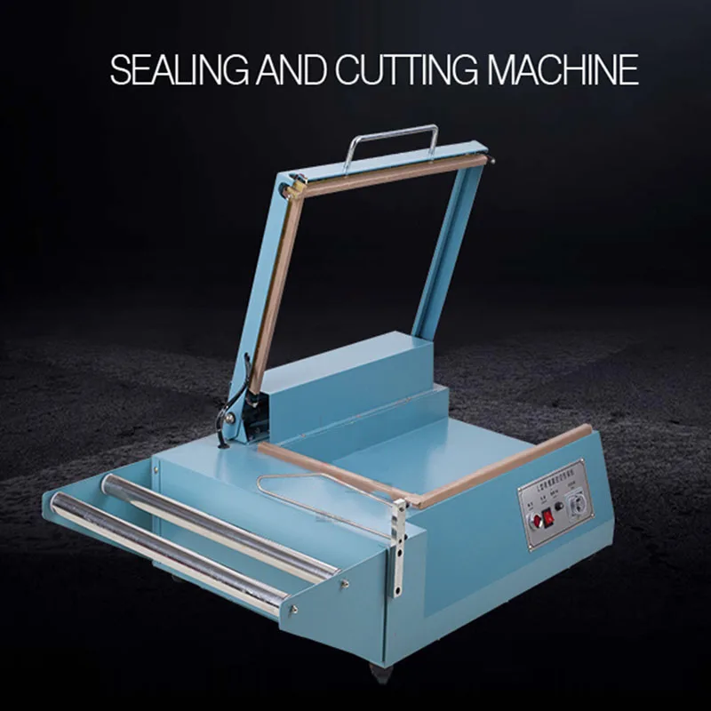 FQL-380 Shrink Film Packaging Sealing and Cutting Machine Electric Shrink Film Plastic Wrap Sealer L Sealing Packing Machine
