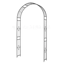 1,18 метров широкая Арка подставка для цветов железная садовая подставка для цветов клематис скалолазание подставка для лозы экспорт Классическая Jiangsu Zhejiang Sh