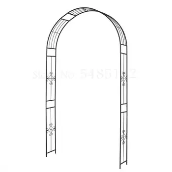 

1.18 meters wide arch flower stand iron gardening flower stand clematis climbing vine stand export classical Jiangsu Zhejiang Sh