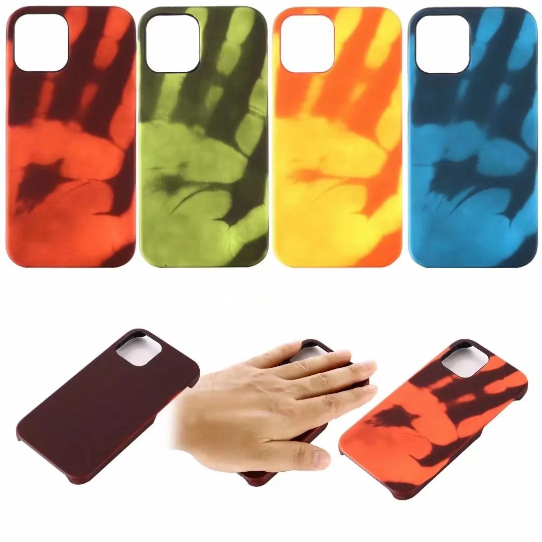 For iphone12 mini SE 2020 6 6S 7 8 Plus Case Thermal Sensor Heat Induction Change Color Phone for iphone X XR XS 11 Pro Max | Мобильные
