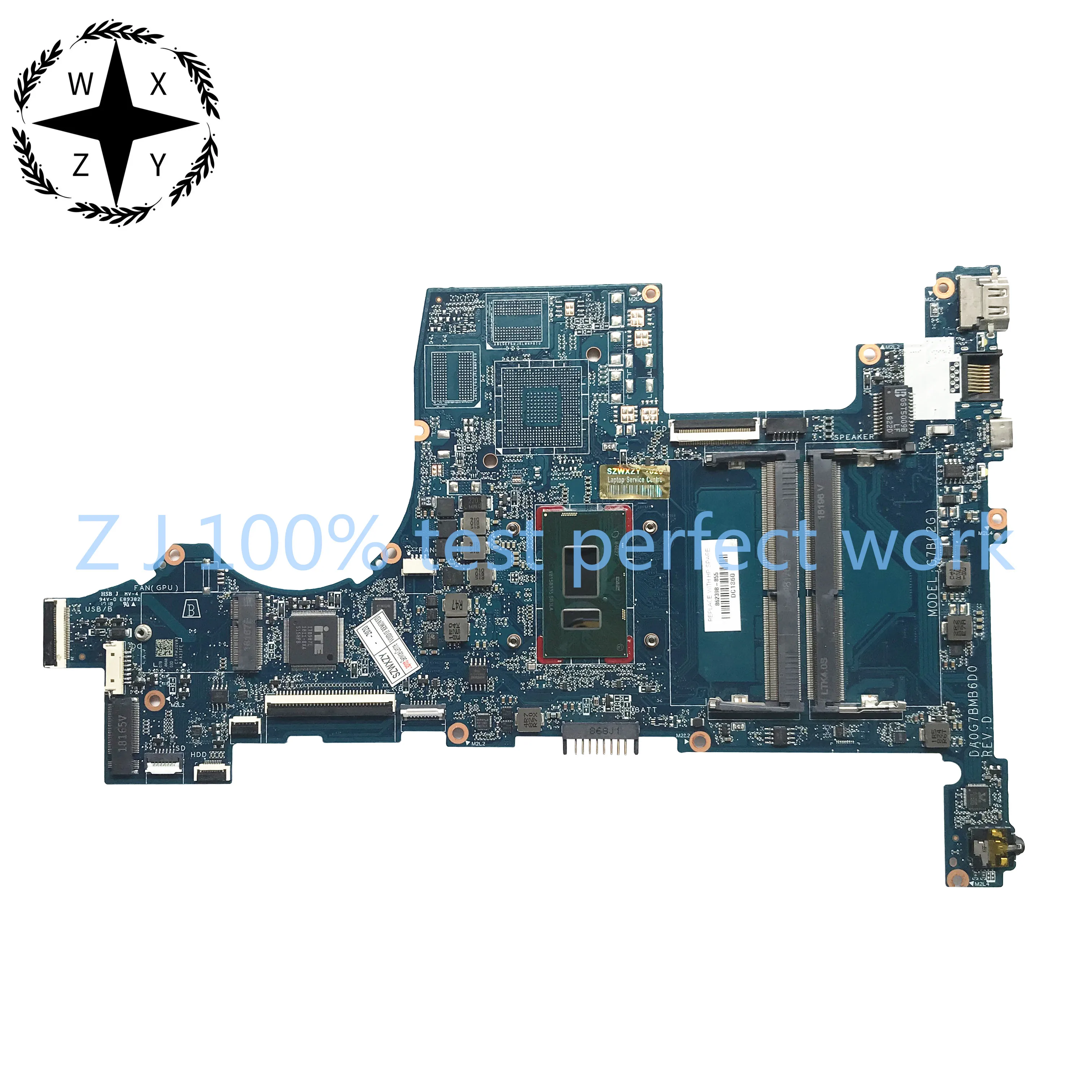 Материнская плата для ноутбуков HP 15 CS с процессором DDR4 DA0G7BMB6D1 DA0G7BMB6D0 100%