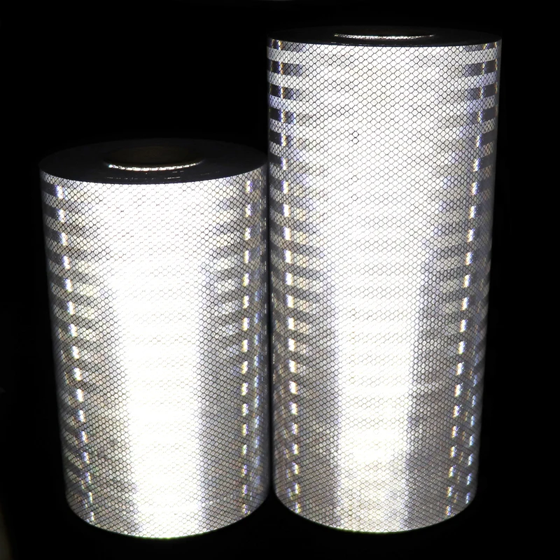 40CM / 30CM Road Traffic PET Super Reflective Sheeting Traffic Warning Signs Self-adhesive Tape