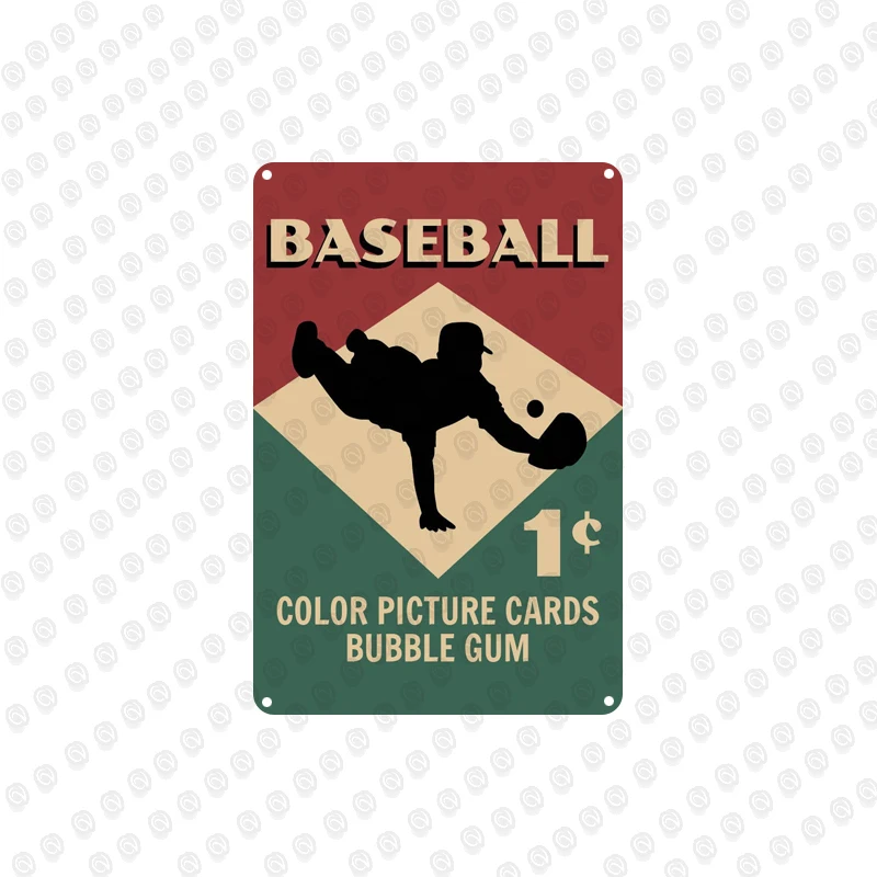 Постер с бейсболом, художественные металлические жестяные вывески, бар, паб, клуб, домашние декоративные Ретро наклейки на стену - Цвет: CV-3780