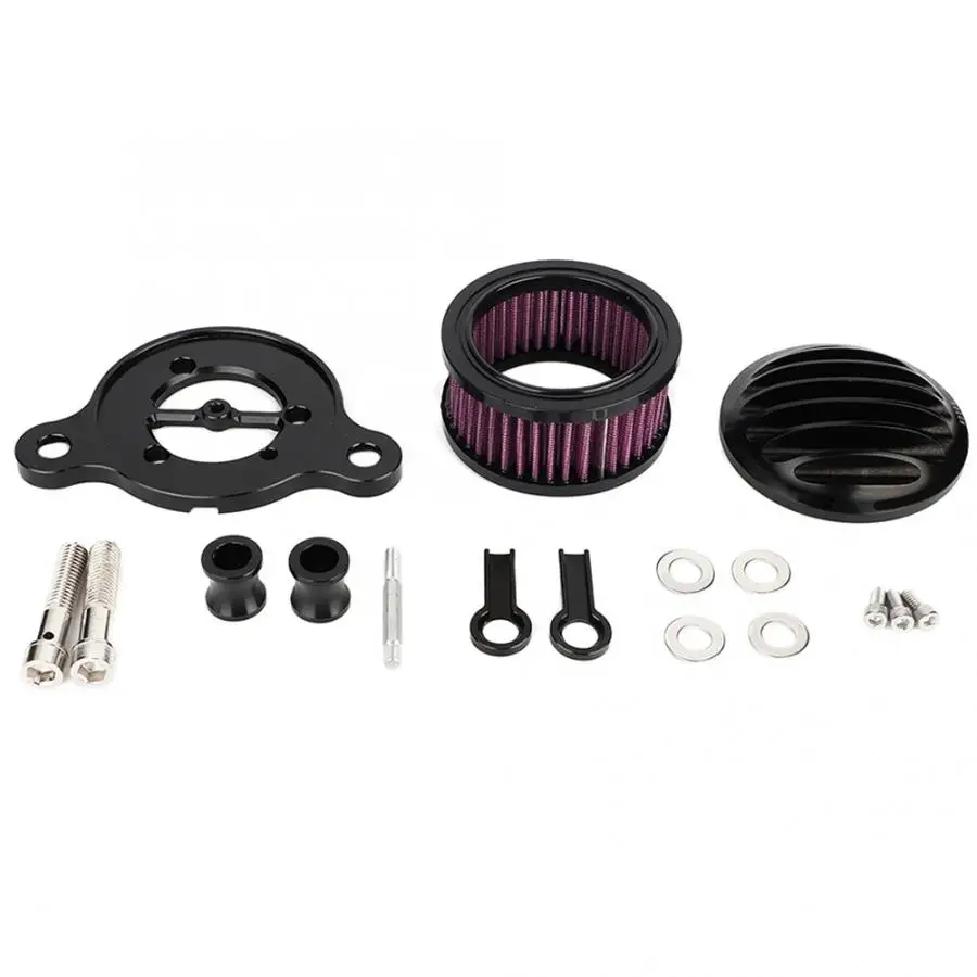 Filtre a air voiture аксессуары для мотоциклов, пригодный для XL883 XL1200 X48 модификации CNC алюминиевый воздушный фильтр luchtfilter авто
