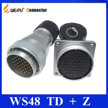 

Original Weipu Connector WS48 TD + Z 5 7 20 27 38 42 Pin TD Plastic Hose Male Sleeve Cable Plug Z Female Square Flange Socket