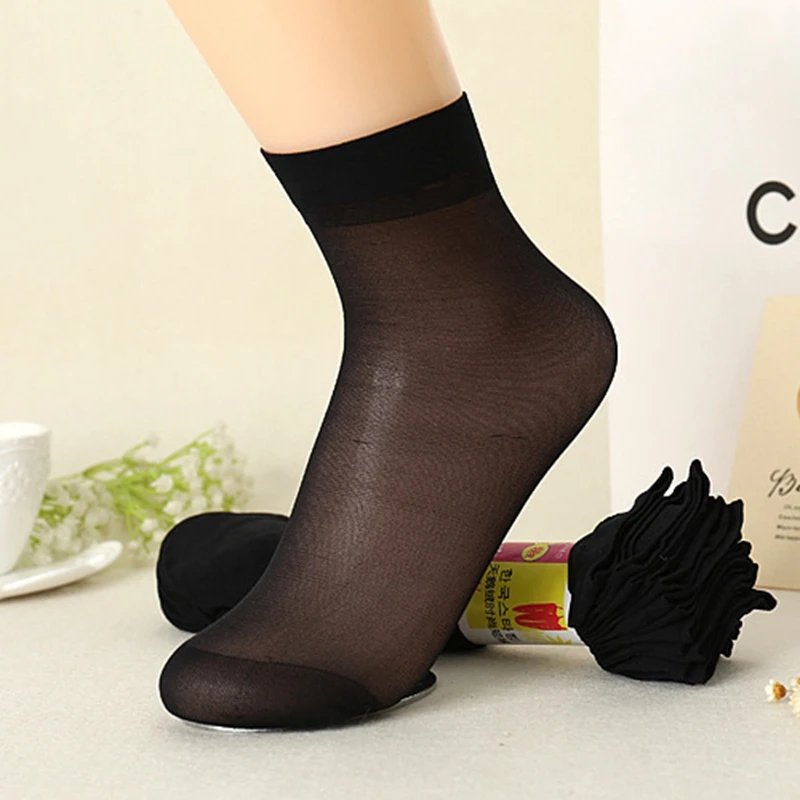 1 пара женских чулок, повседневные, дышащие, эластичные, модные, сексуальные, ультра тонкие и доступные женские чулки