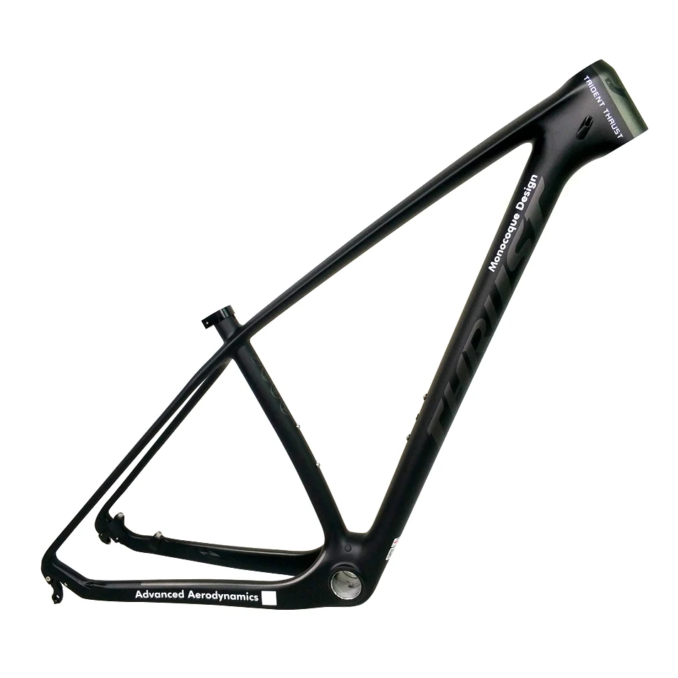 Sale THRUST Carbon mtb Frame 29er 15 17 19 Mountain Bike Carbon Frame mtb 29er 27.5er Black Matte Glossy BSA BB30 for Bicycle 0