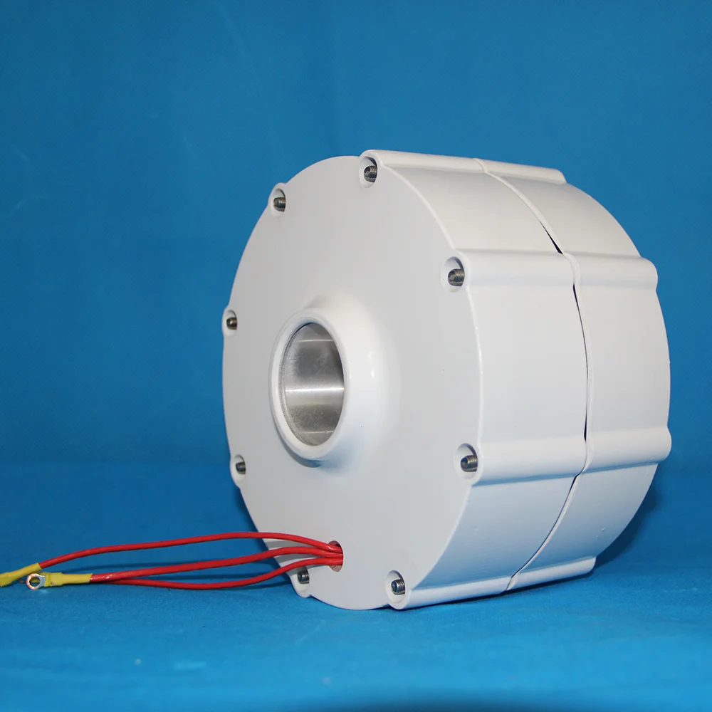 Low Speed 500W 600W 800W 12V 24V 48V Gearless Permanent Magnet Generator AC Alternators Use For Wind Turbine Water Turbine