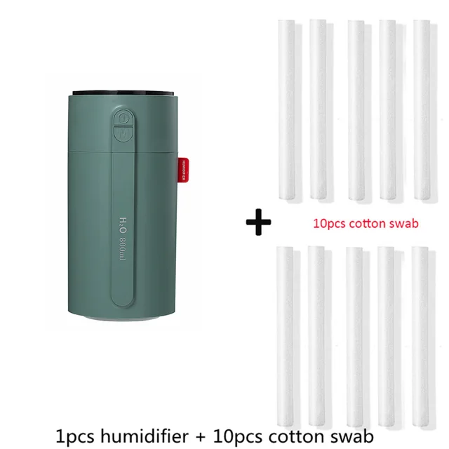 800ml Wireless Aromatherapy Diffuser Humidifier 2000mAh Battery Rechargeable Essential Oil Diffuser Air Humidifier For Home Car LLL