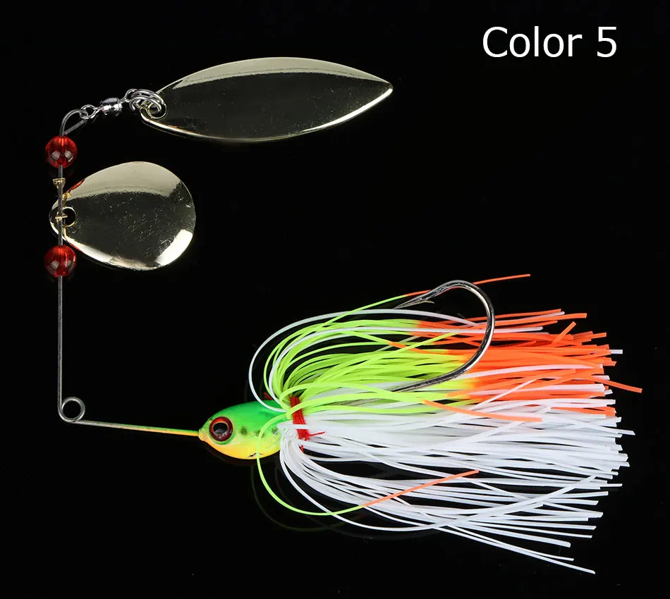 spinnerbait fishing lure spoon spinner bait (10)