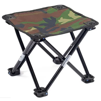 

Outdoor Portable Folding Chair Mini Picnic Ultralight Fishing Stool Oxford Cloth Hiking Fishing Chair Folding
