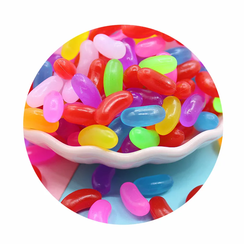 Soft Rubber Simulation Candy Miniature Resin Cabochon Kawaii Fake Food DIY Phone Case Decoration Scrapbooking Craft Supply 30Pcs
