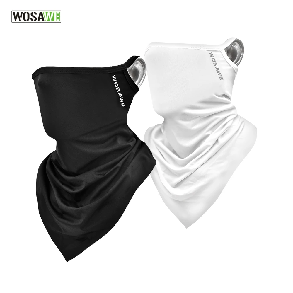 

WOSAWE Cycling Headwear Quick Dry Neck Warmer Bandana Caps Running Mask Bicycle Bandana Sports Scarf Face Mask Headband