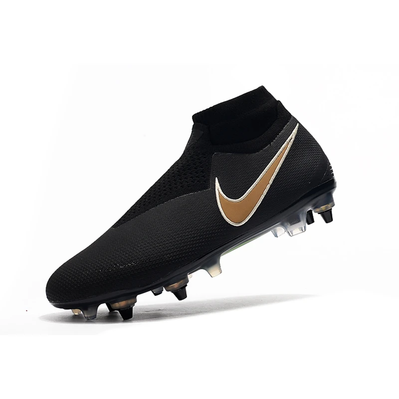 Nike Phantom VSN Elite DF SG-Pro футбольная обувь с защитой от засорения футбольная обувь с высоким голенищем бутсы уличные мужские мягкие футбольные бутсы Groud