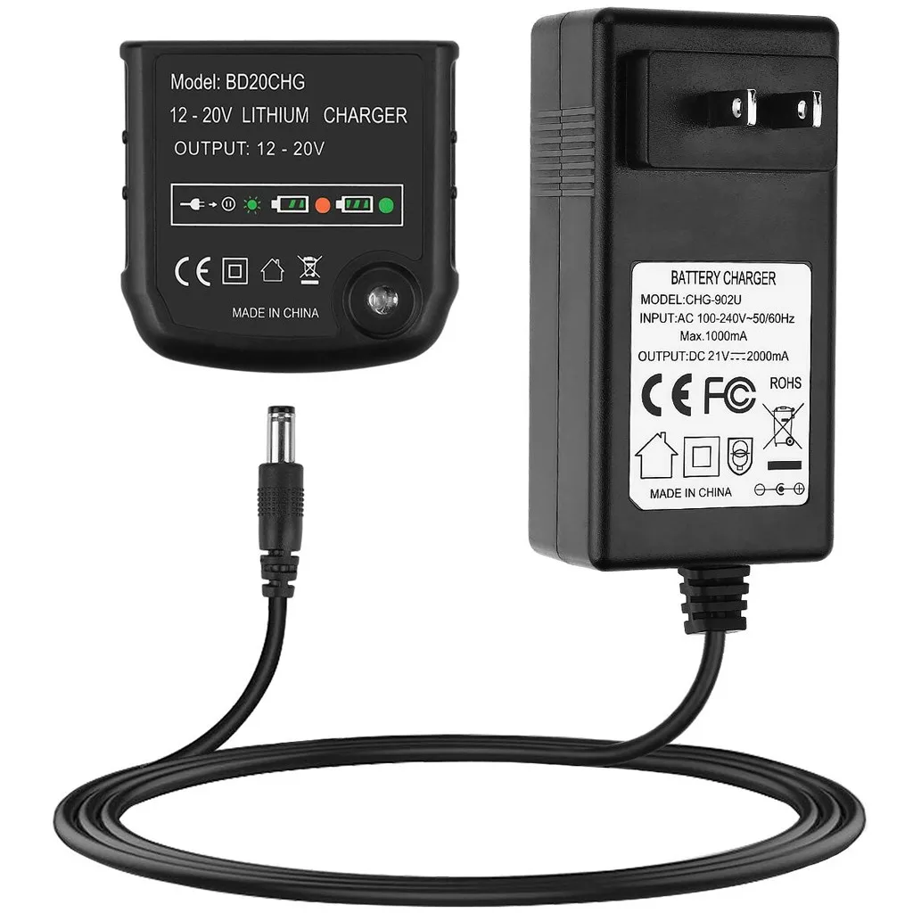 20 В литиевая батарея LCS1620 зарядное устройство для Black &amp Decker электроинструменты |