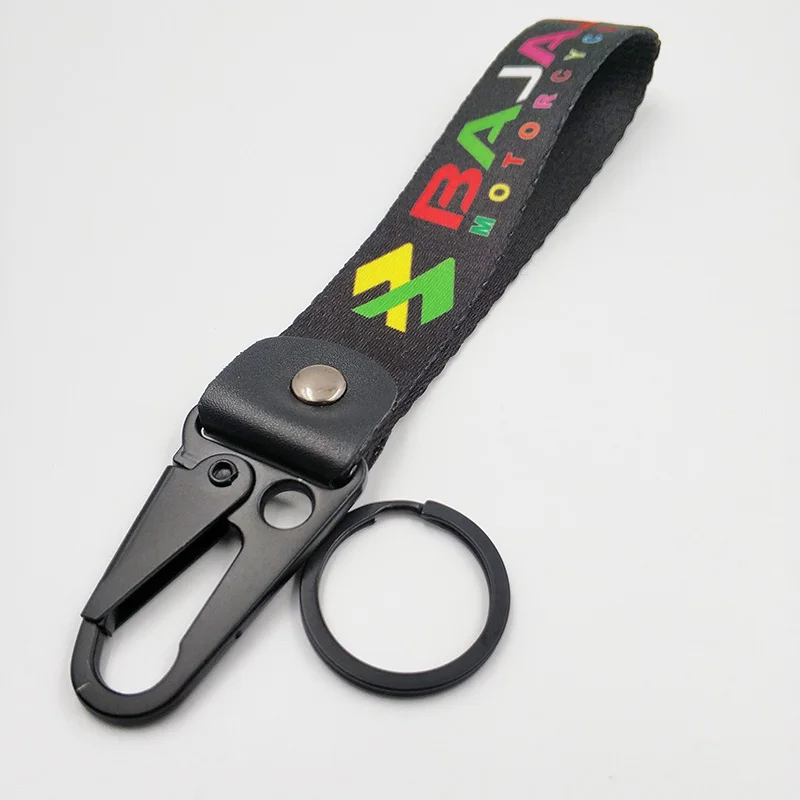 Motorcycle car metal key ring pendant for BAJAJ 205 210 203 219 218 travel bag home personal decoration with hanging buckle