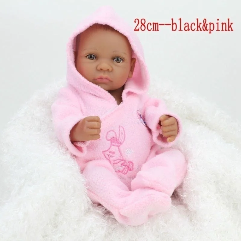 Reborn Dolls de Silicone девушка тело 47 см Очаровательная кукла игрушки для девочек boneca Baby Bebe Кукла День рождения/Рождественский подарок