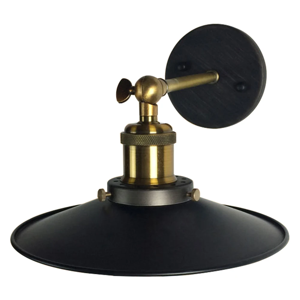 

E27 Metal Cage Cafe Rustic Loft Vintage Industrial Pendant Light Holder Wall Sconce No Bulb Lampshape Ceiling Suspension Indoor