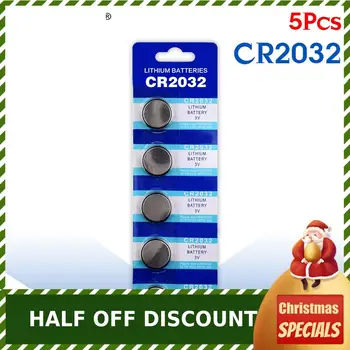 

YCDC 5Pcs/card Coin Cells Bateria CR2032 3V Lithium Button Battery BR2032 DL2032 ECR2032 CR 2032 Lithium Batteries Main Board