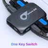 Квм-переключатель Unnlink 2X1 DVI, семейный переключатель, 2 в 1 выход, USB 2,0, монитор, мышь, клавиатура для 2 компьютеров, ноутбуков, ПК ► Фото 3/6