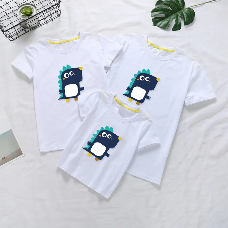 

Little Dinosaur Parent-child Matching Outfit Short Sleeve T-shirt