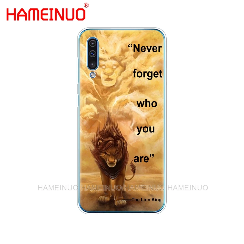 71386 Силиконовый чехол для телефона samsung Galaxy S10 E PLUS A10 A20 A30 A40 A50 A70 A10E A20E M20 чехол с изображением Льва короля хакуны Матата - Цвет: 71386