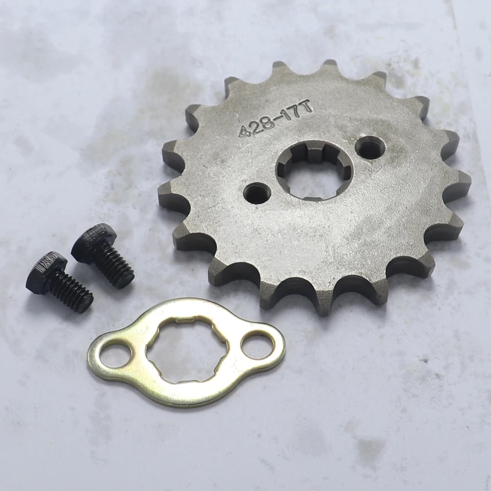 428# 17mm 10T-19T Front Engine Sprocket For KAYO BSE SSR SDG Dirt Pit Bike ATV Quad Go Kart Moped Buggy Scooter Motorcycle