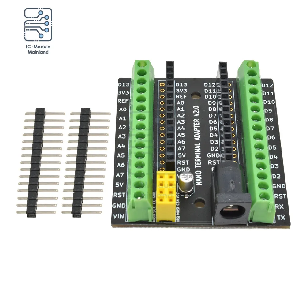 Плата расширения нано-терминала diymore для Arduino Nano V3.0 AVR ATMEGA328P с NRF2401 + интерфейс