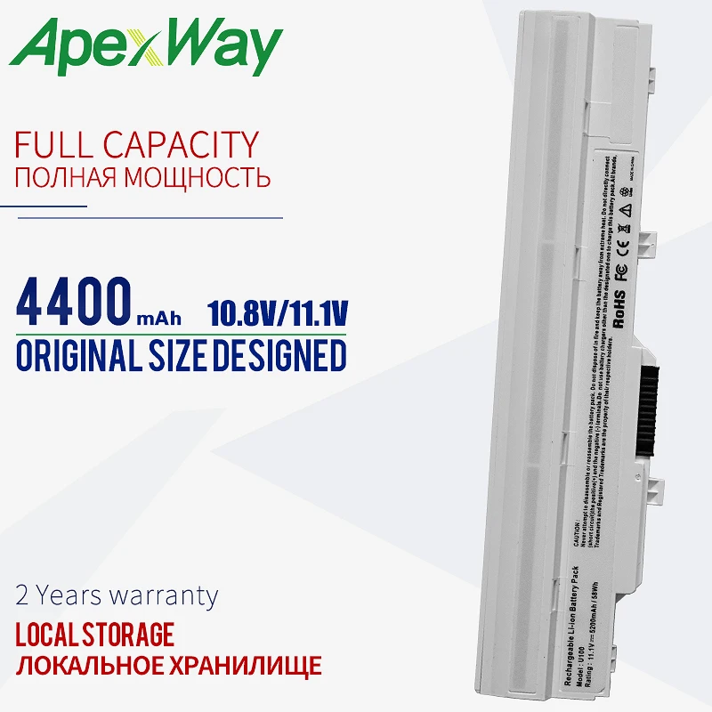 Аккумулятор 11 1 В для ноутбука MSI Wind U100 U90 U200 U210 U210-006US U230 LG X110 MEDION Akoya Mini E1210 BTY-S11 |