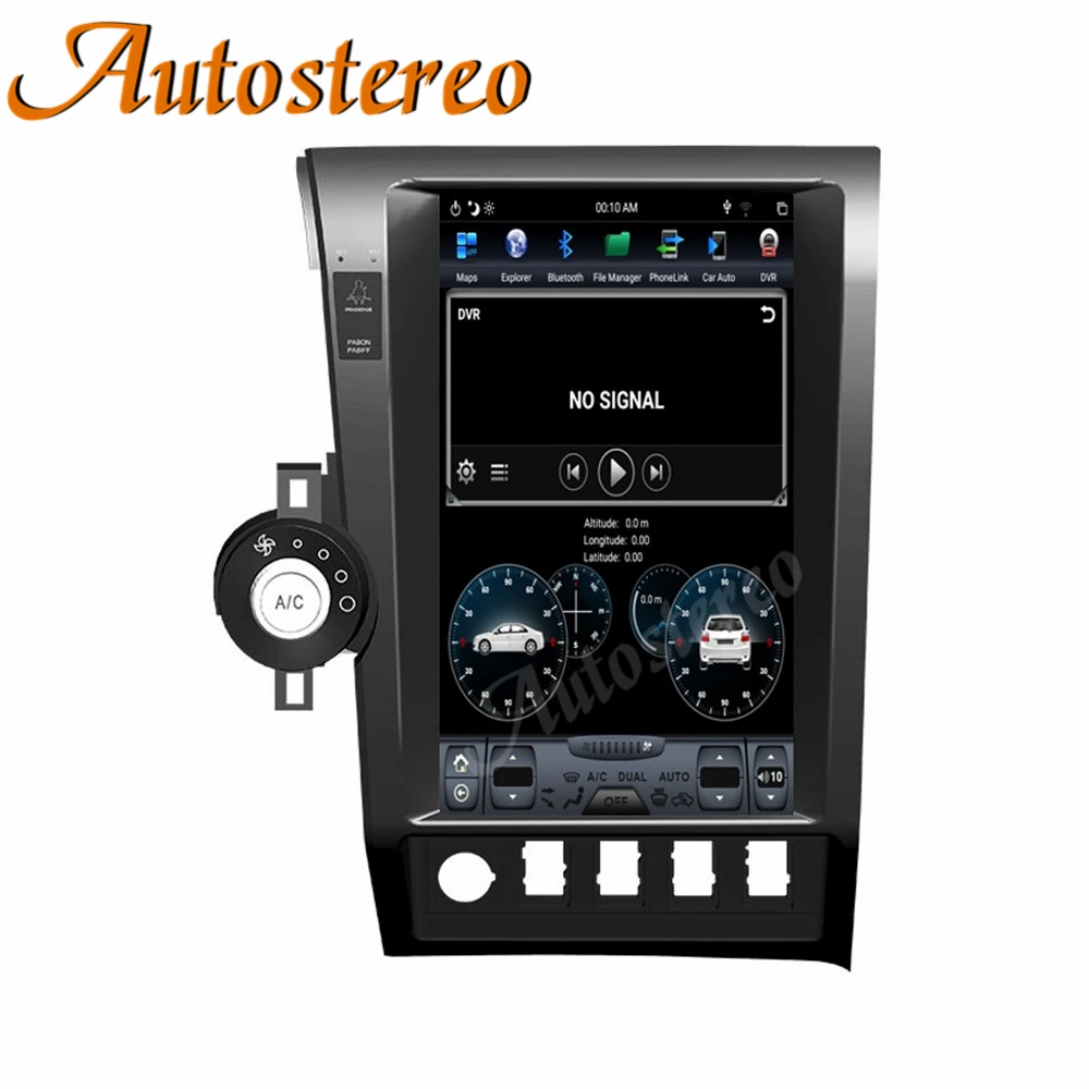 Android 9.0 64+4G 2K Tesla style Car Headunit For Toyota Sequoia Stereo Multimedia Player Radio Tape Recorder Car GPS Navigation