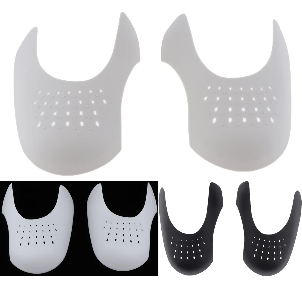 3 пары кроссовок щитов протектор, обувь носок вставки коробки, противосминаемый успокаивающая маска, черный белый серый