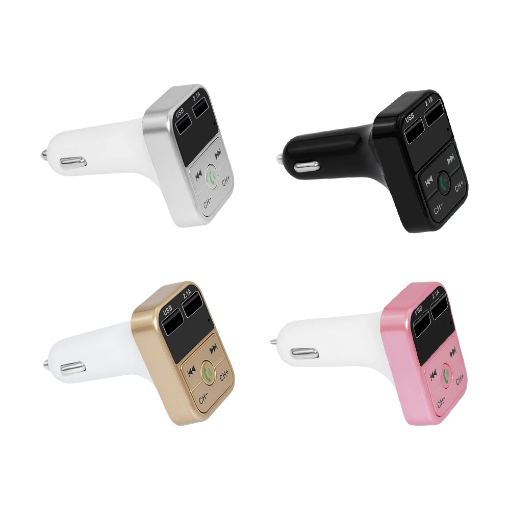 Bluetooth FM-передатчик MP3 музыкальный плеер TF флеш-музыка 5 В 2 1 А зарядное устройство