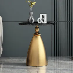 Table basse nordique en fer forgé, meuble de salon créatif, Restaurant moderne Ins, petite Table ronde à côté du canapé 